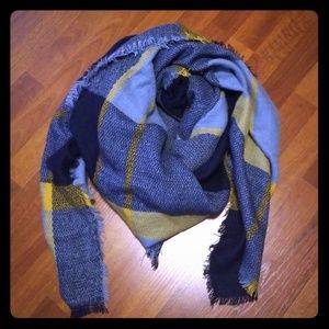 Plaid Blanket Scarf